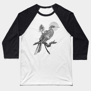 African darter bird Baseball T-Shirt